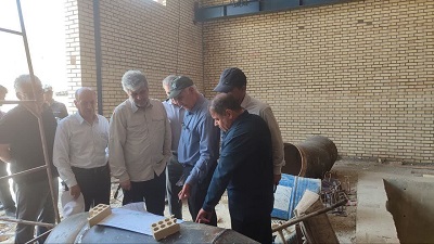 بازدید نماینده مردم شهرستانهای گچساران و باسن از طرح انتقال آب به اراضی امامزاده جعفر(ع) و خان احمد