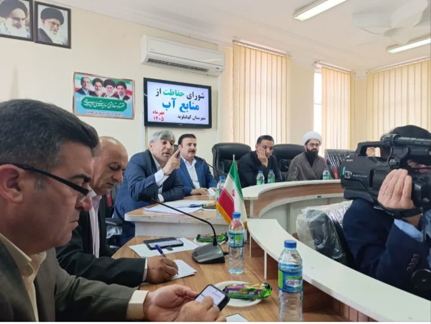 برگزاری سومین جلسه کمیته سازگاری با کم آبی ( شورای حفاظت از منابع آب) شهرستان کهگیلویه
